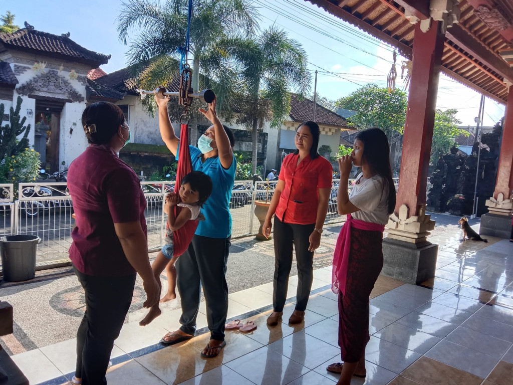 Kegiatan Posyandu Balita di Banjar Sangiang